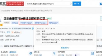 千亿国际娱乐集团入选深圳市2023年创新型中小企业名单